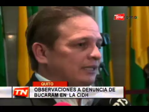 Observaciones a denuncia de Bucaram en la CIDH