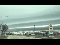 End of March cloud formation in West Bend Wi