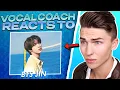 Download Lagu Reaction: BTS Jin - Yours (His BEST Yet) | Vocal Coach Justin Reacts