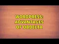 Wordpress Advantages of dbDelta