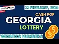 Georgia Cash Pop Lottery Results For - 23 Feb 2026