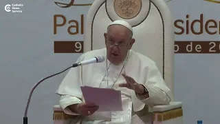 Pope Francis arrives in Timor-Leste
