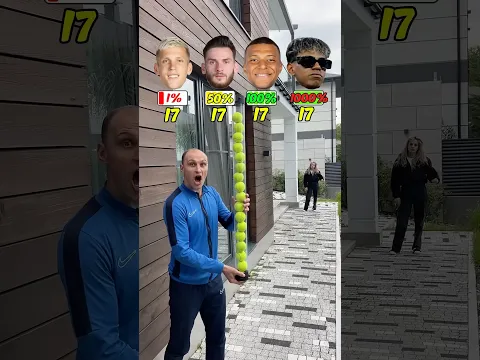 🌟 FOOTBALL PLAYERS IQ VS TENNIS BALLS CHALLENGE | 🏆 WHO WON?!