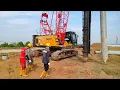 Download Lagu Drive 15 meter long concrete earth nails using a diesel hammer