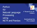 Python for Natural Language Processing with Pandas and NLTK