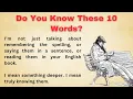 Download Lagu Do You Know These 10 Words || Improve Your English || Listen And Practice || Improve Your English