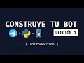 1 - Create your own Telegram bot with python-telegram-bot Introduction