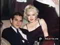 Marilyn Monroe with Milton Greene at Sammy Davis Jr party on 54