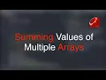 Ruby Tutorial - Summing 2D Arrays