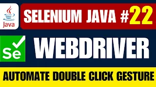 Selenium Java Double Click Automation with Actions Class
