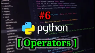 Operators in Python - Part 1