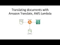 Translating documents with Amazon Translate AWS Lambda