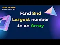 Java Interview Program Find the Second Largest Number Multiple Techniques Explained