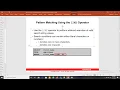 How to Use LIKE Operator in SQL