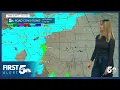 Snow melts quickly on Saturday under the sunshine in southern Colorado