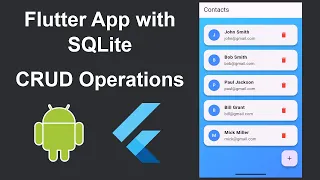 Create Flutter App with SQLite Database and CRUD Operations Create Read Update Delete Android