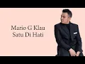 Download Lagu Satu Di Hati - Sule \u0026 Nathalie -  Mario G Klau (Cover) - Lirik Cover Video