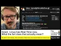 Linux has Real-Time now What the fart does that actually mean