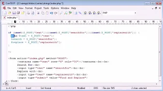 PHP 55 Creating a Find and Replace Application Part 2