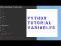 Python Tutorial Crash Course - Lesson 3