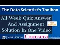 Coursera The data scientist toolbox quiz answer The Data Scientist s Toolbox assignment solution