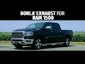 Borla ATAK Catback Exhaust System w/ 5" Black Tips for 2019-2021 Ram 1500 5.7L Hemi - Video 4 of 1