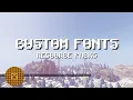 How To Customize FONTS In Minecraft Resource Packs
