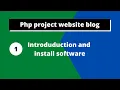 Create blog website using php mysql