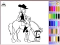 Cowboy Coloring Pages For Kids - Cowboy Coloring Pages