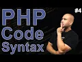 PHP Code Syntax - How To Embed PHP in HTML