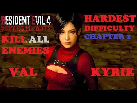 Download MP3 Insane Difficulty Valkyrie Resident Evil 4 Separate Ways Chapter 2 100% Complete | Killing All