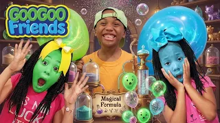 Oh No! My Face Turned GREEN! Magical Balloons | Goo Goo Friends TV Show for Kids