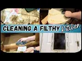 Completely TRANSFORMING This DIRTY Kitchen Deep Cleaning Kitchen Laundry Room