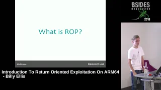 BSidesMCR 2018 Introduction To Return Oriented Exploitation On ARM64 by Billy Ellis