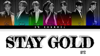 BTS Stay Gold Lyrics Color Coded Lyrics Kan Rom Eng 