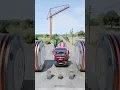 Download Lagu Trucks vs Bollards Crash #shorts