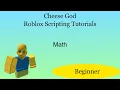 - 2021 Roblox Scripting Tutorial Series