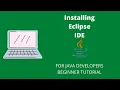 How to install Eclipse IDE simplest method Eclipse IDE for Java