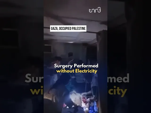 ⁣A surgery without electricity!