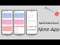 Android Notes App Create New Note - Part Android Studio Laravel