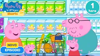¡Compras no Supermercado e Muito Mais! 🛒🍕l  Peppa Pig e Amigos em Português - Clipes e Shorts