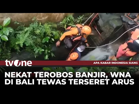 Terseret Arus Banjir, WNA di Bali Ditemukan Tewas Tersangkut di Gorong-gorong