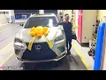 TAKING DELIVERY OF A LEXUS F-SPORT SUV FROM CARMAX