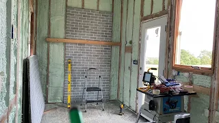 INSTALL FAUX BRICK WALL PANEL ALONE DIY TINY HOUSE ON WHEELS BY VGW ONE DESIGNS MENARDS FIND