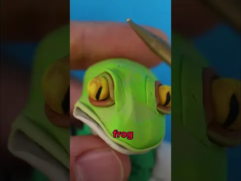 Sculpting Reptical with Clay: TMNT Inspired Design #shorts #highonlife2 #clayclaim