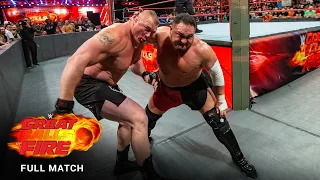 Download FULL MATCH - Brock Lesnar vs. Samoa Joe – Universal Title Match: WWE Great Balls of Fire 2017 MP3