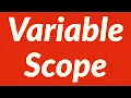 Variable Scope