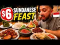 I Tried Sundanese Food in Bandung for 6 Nasi Liwet Terong Raos Cendol