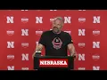 Nebraska Football Matt Rhule talks bye week s Michigan State