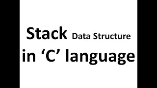 1 Stack LIFO Data Structure in C